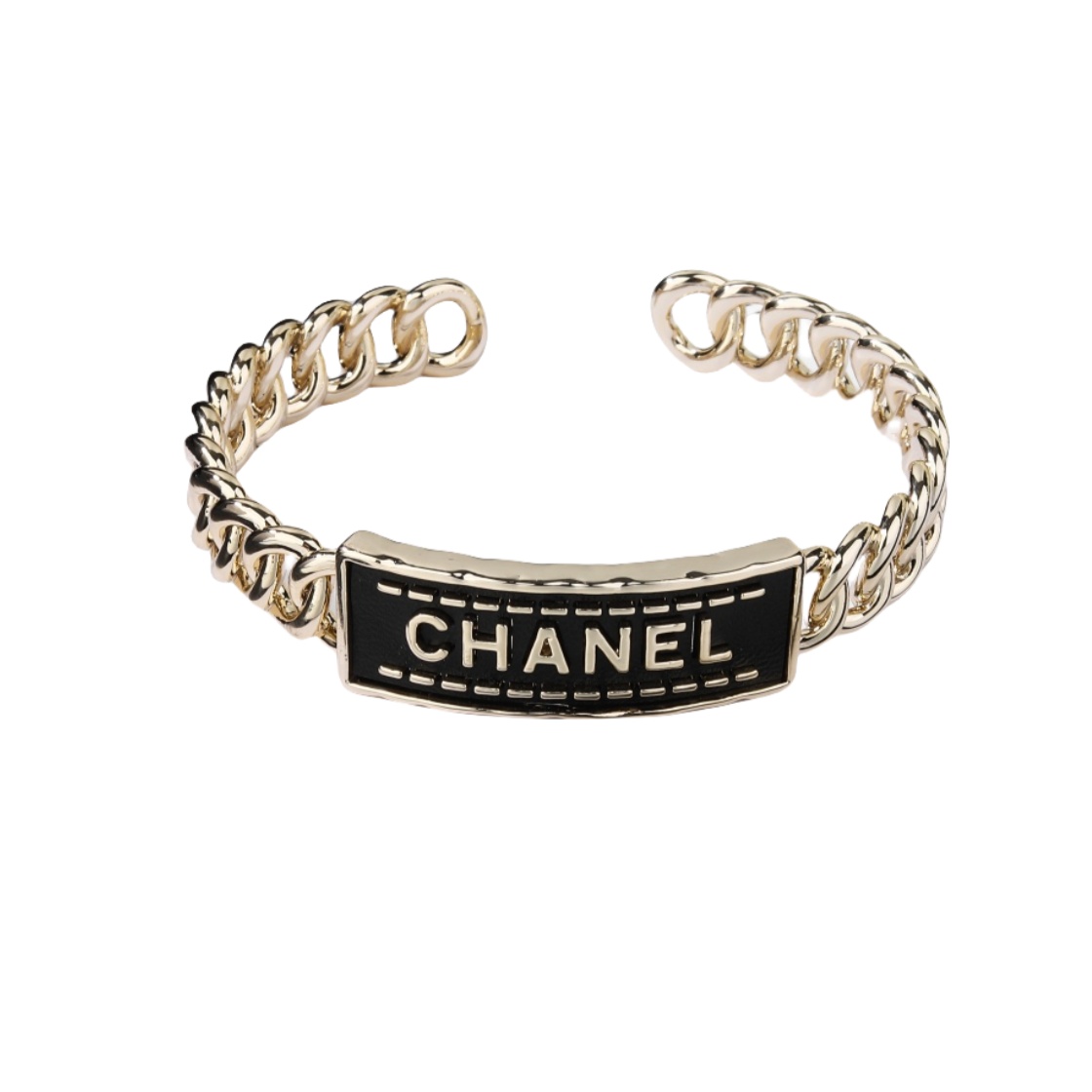 CCS036 Metal Black CC bangle Bracelet - ccjewelryacc