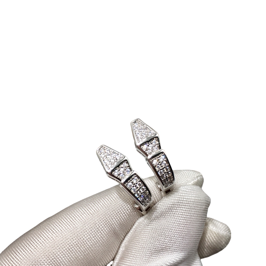 BGE006 Serpenti viper earrings Clip - ccjewelryacc