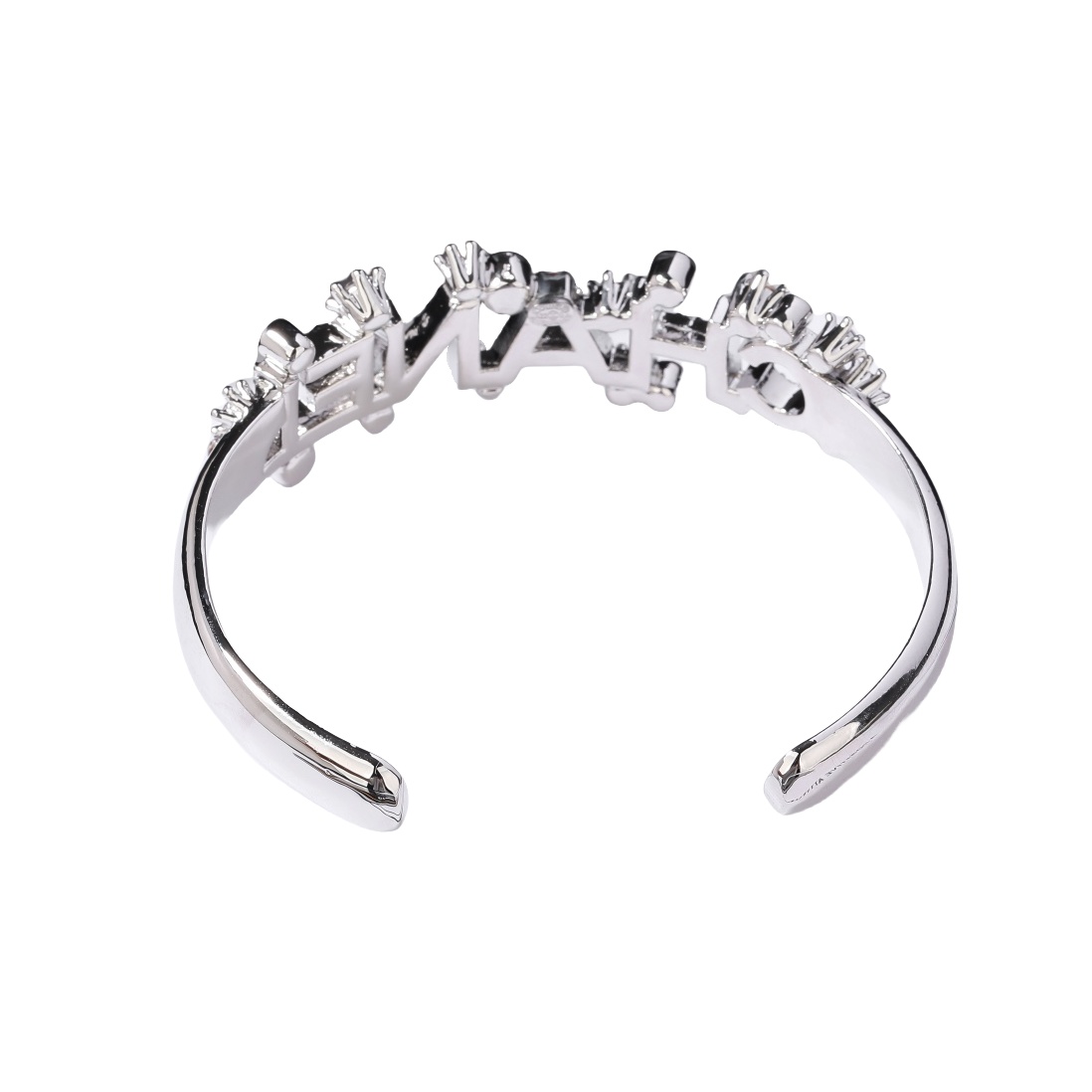 CCS013 Crystal CC letter bangle Bracelet - ccjewelryacc