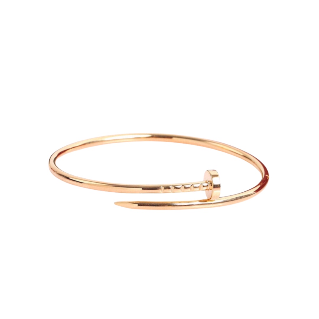 CTSV025 18K Gold slender and flexible Juste un Clou bracelet, small model 2.5mm - ccjewelryacc