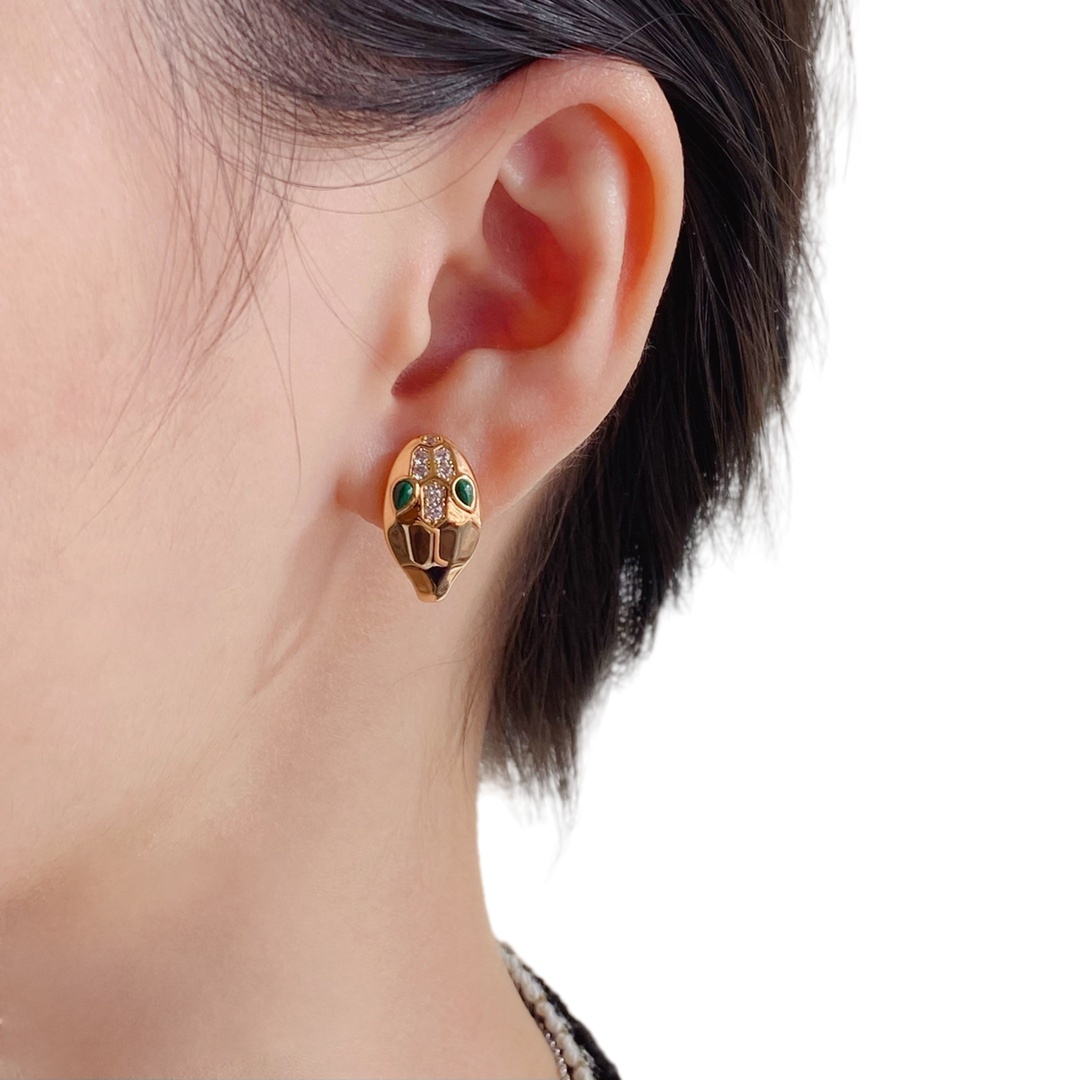 BGEV002 18K Gold Serpenti seduttori earring clip - ccjewelryacc