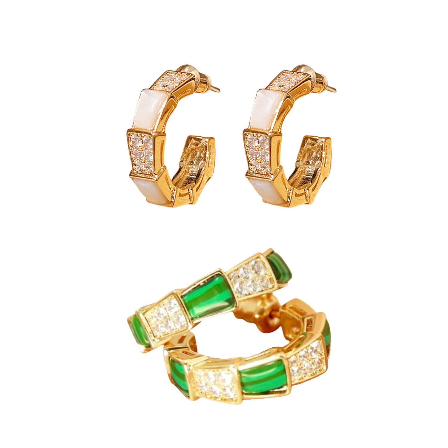 BGE007 Serpenti viper earrings - ccjewelryacc