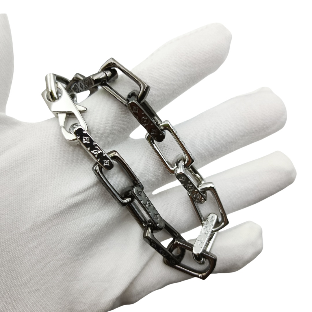 LVS042 Hip-hop style LV louisette Bracelet for men - ccjewelryacc