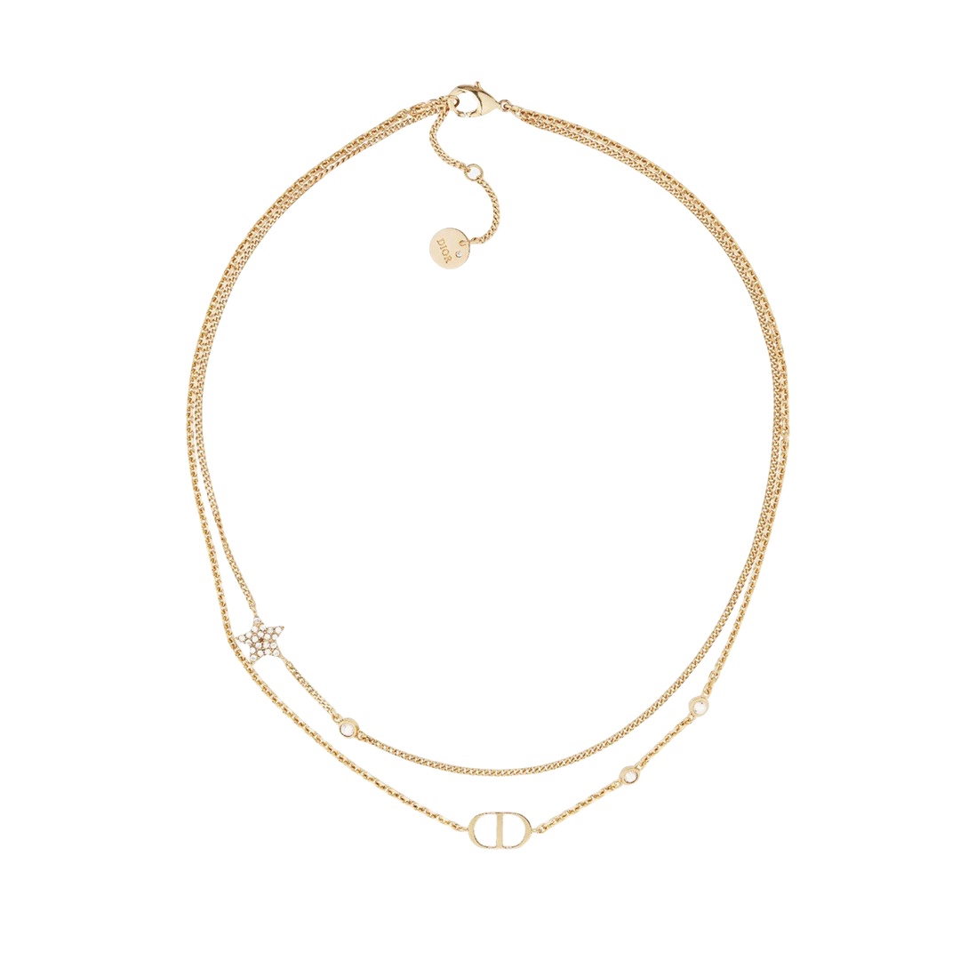 CDN027 CD star double chain choker Necklace - ccjewelryacc