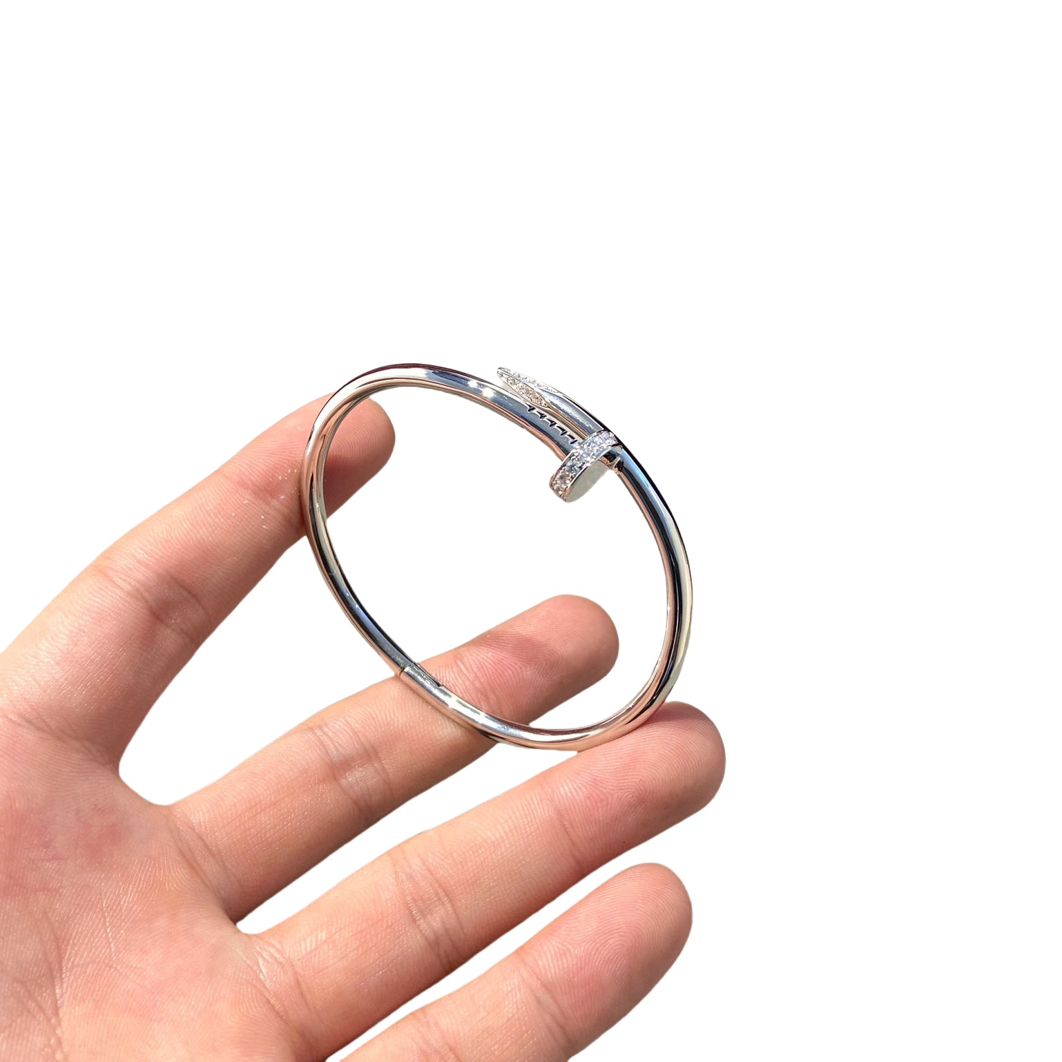 CTSV008 18K Gold Juste un Clou bracelet, classic model, diamonds 3.5mm - ccjewelryacc