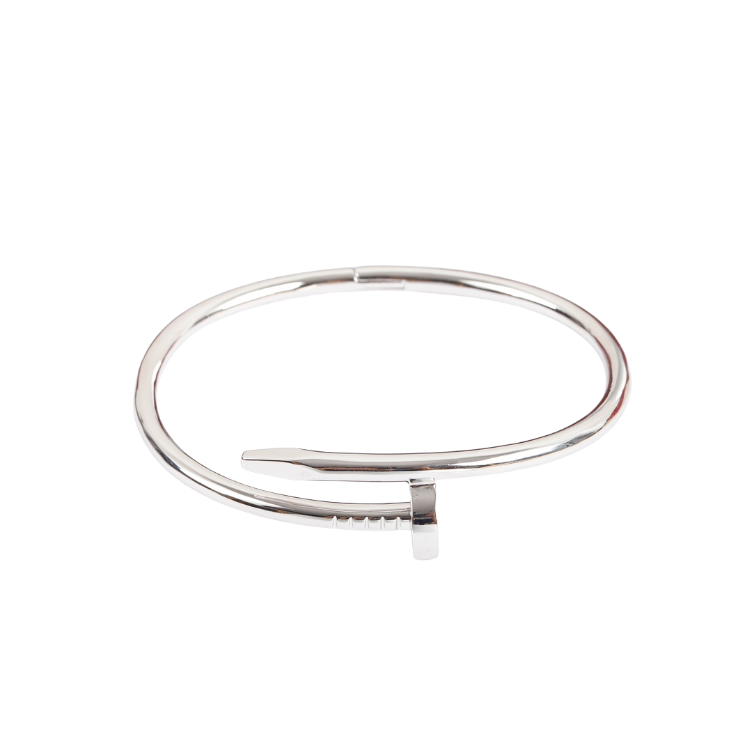 CTSV009 18K Gold/White Gold Juste un Clou bangle bracelet 3.5mm - ccfashionjewelry
