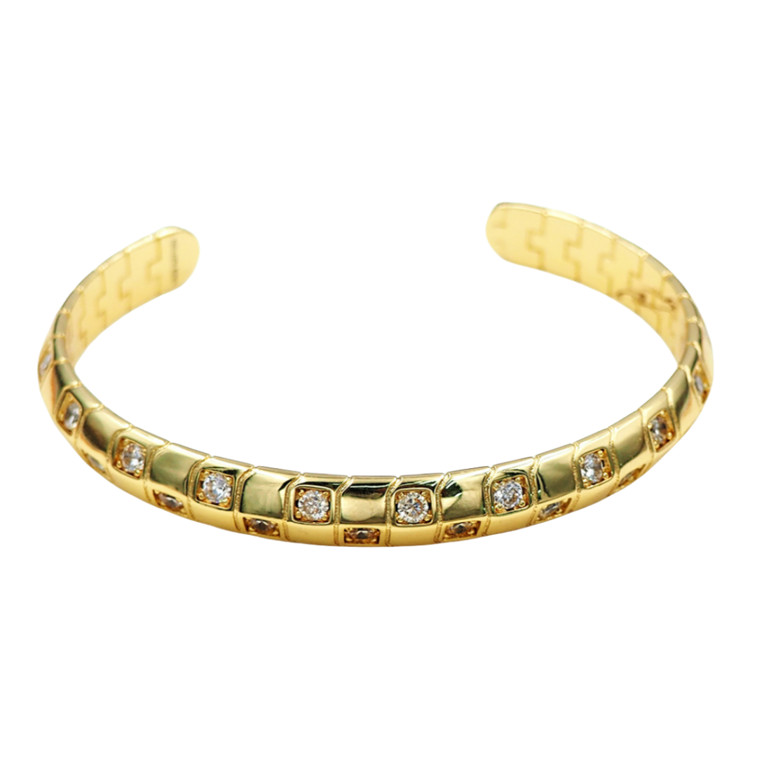 LVS078 LeDamier de Louis Vuitton bracelet cuff - ccjewelryacc