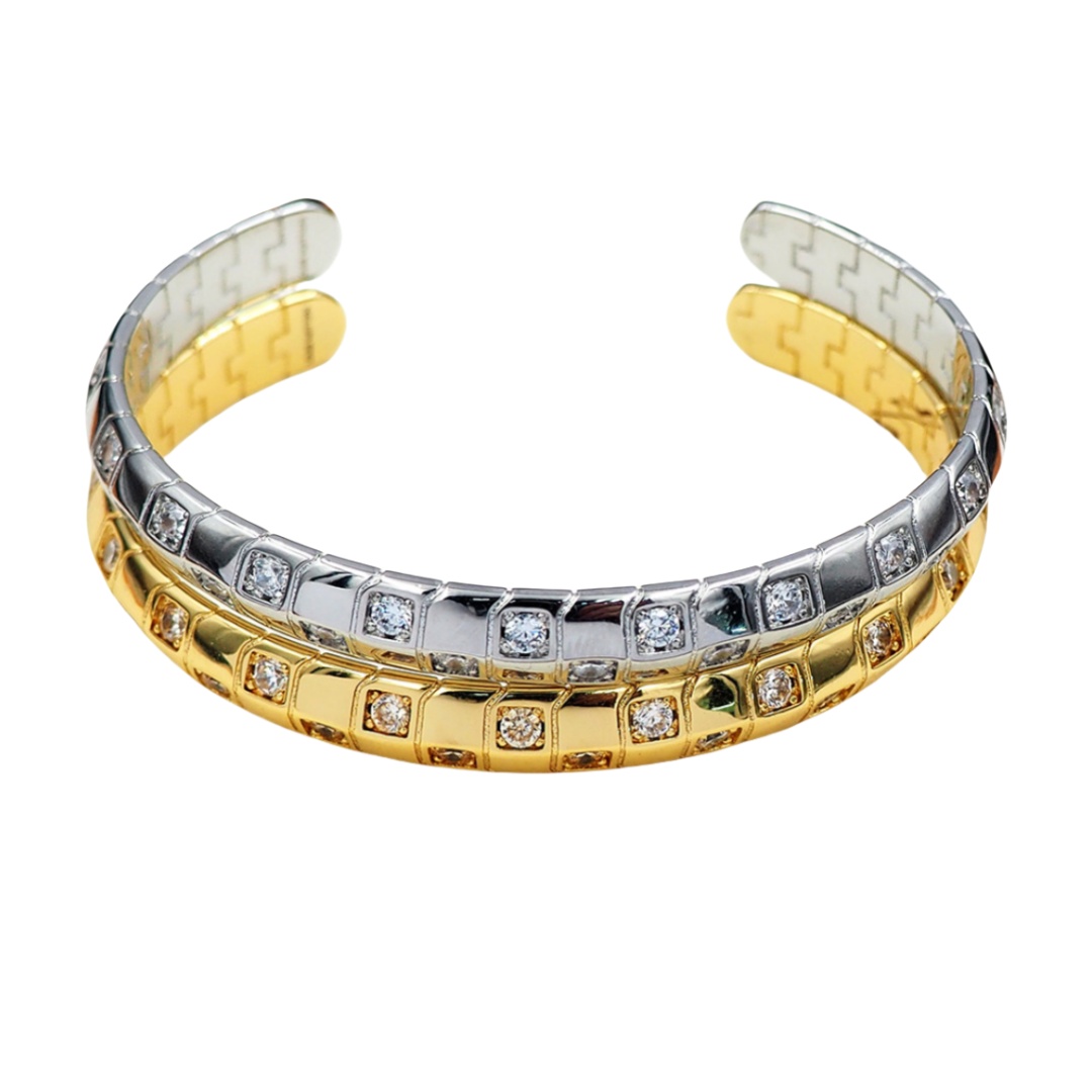 LVS078 LeDamier de Louis Vuitton bracelet cuff - ccjewelryacc