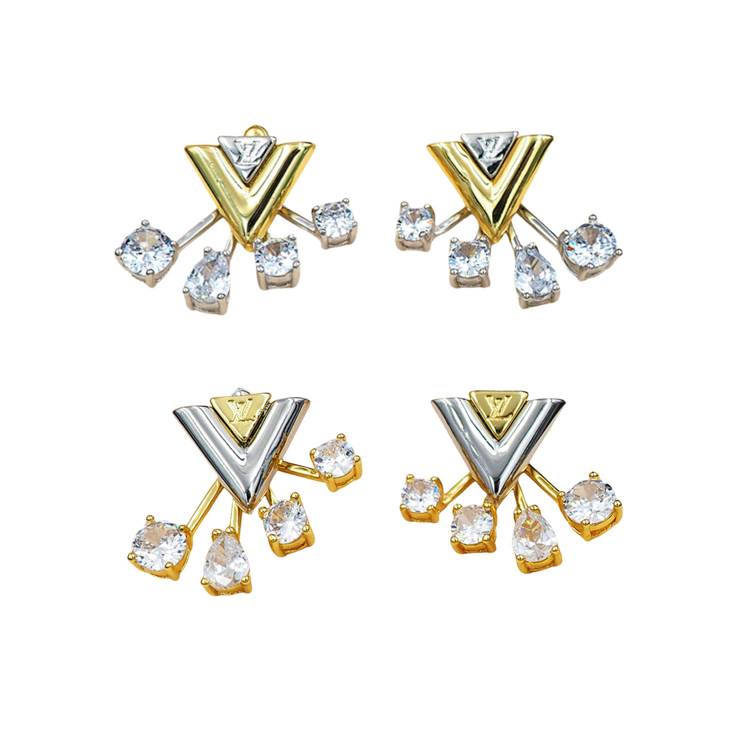 LVE129 V For Vuitton errings - ccjewelryacc