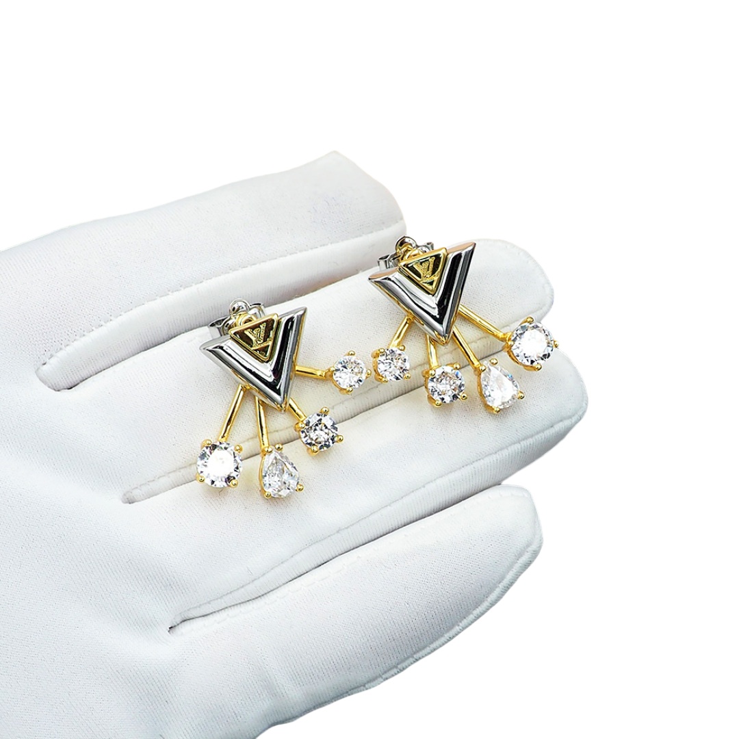 LVE129 V For Vuitton errings - ccjewelryacc