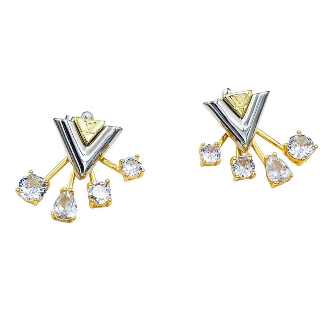 LVE129 V For Vuitton errings - ccjewelryacc