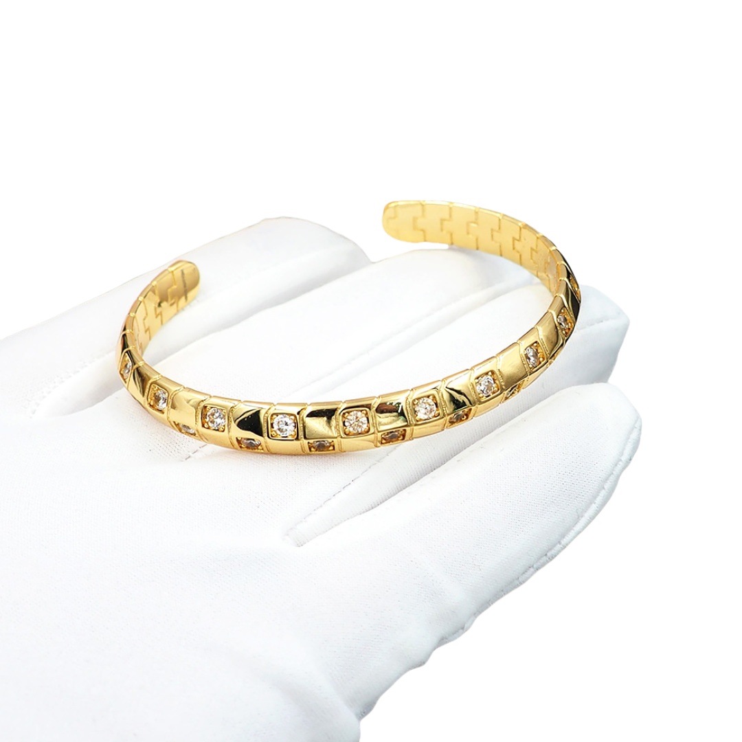 LVS078 LeDamier de Louis Vuitton bracelet cuff - ccjewelryacc