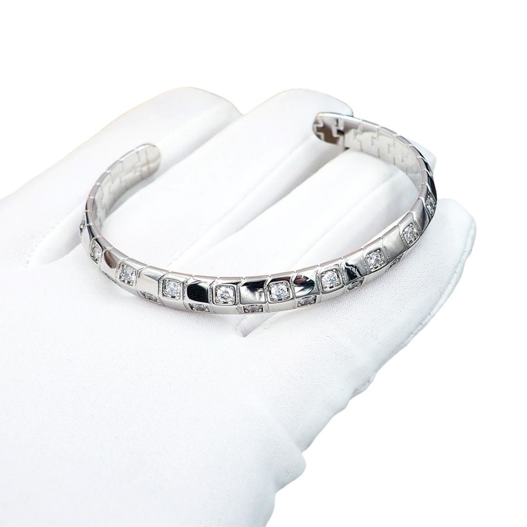 LVS078 LeDamier de Louis Vuitton bracelet cuff - ccjewelryacc