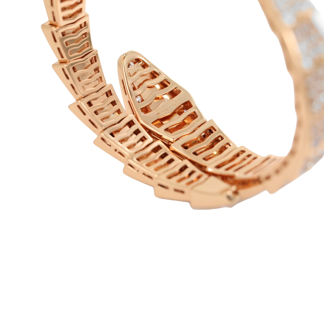 BGSV002 18K Gold Diamond Serpenti viper bracelet - ccjewelryacc