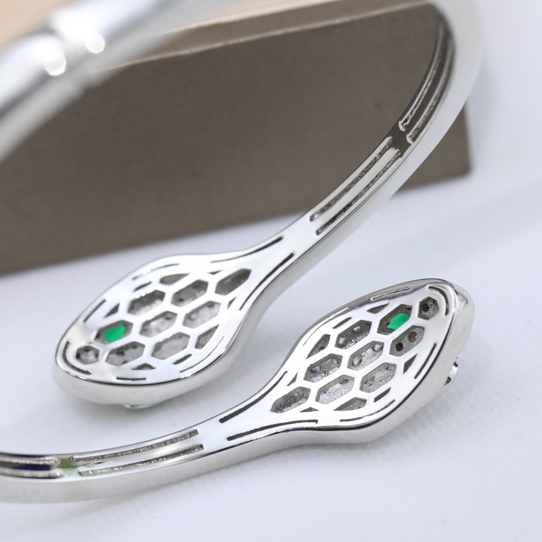 BGSV006 18k Diamond Serpenti viper bangle bracelet - ccjewelryacc