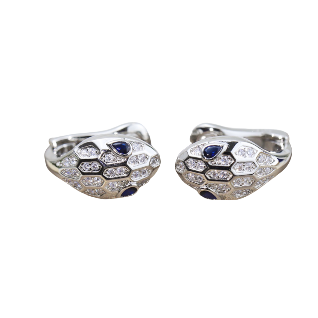 BGEV009 18k Gold diamond Serpenti seduttori earring clip - ccjewelryacc