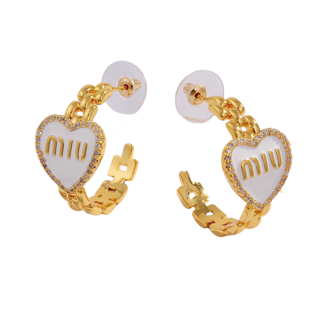 MME005 Miumiu hoop earring - ccjewelryacc