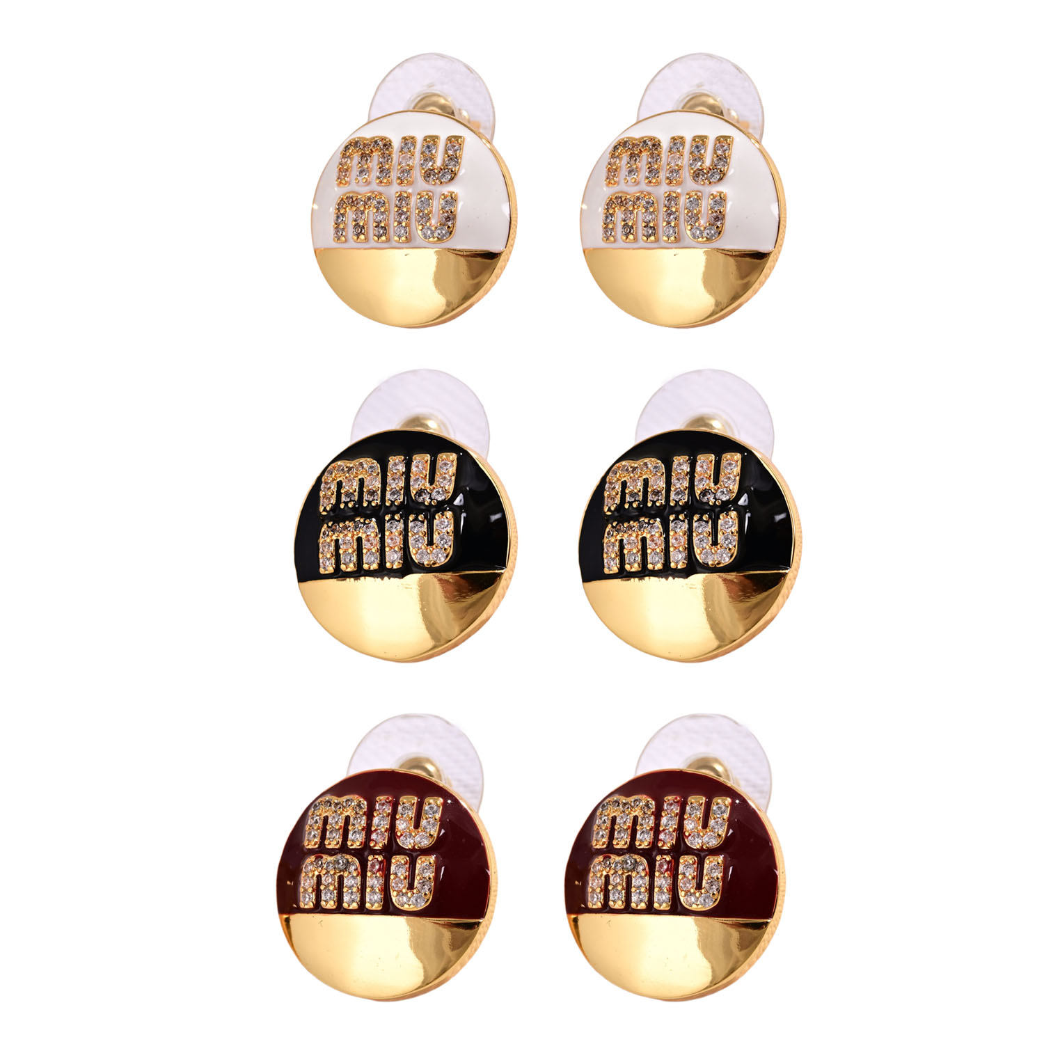 MME009 Miumiu stud earrings - ccjewelryacc