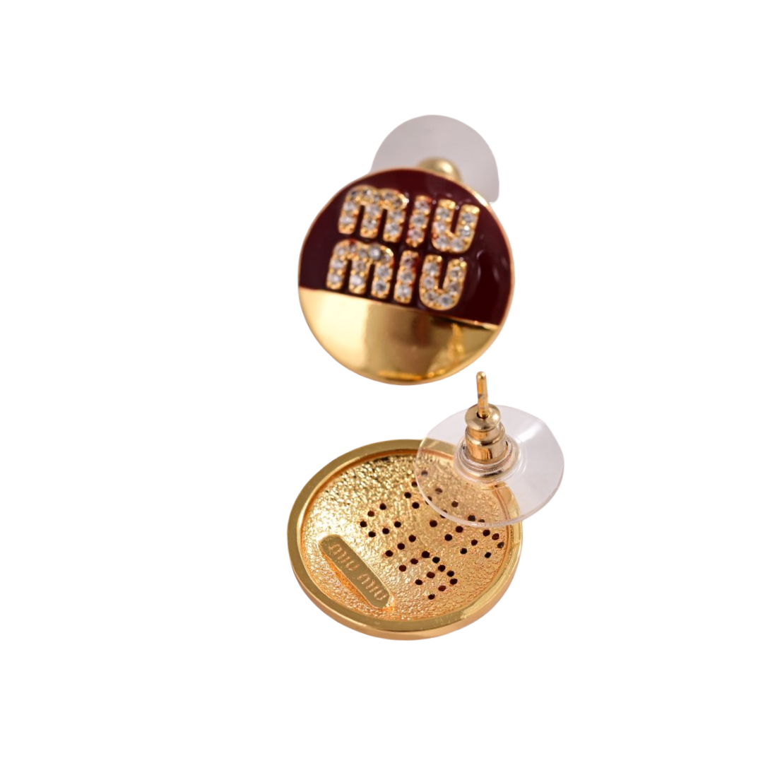 MME009 Miumiu stud earrings - ccjewelryacc