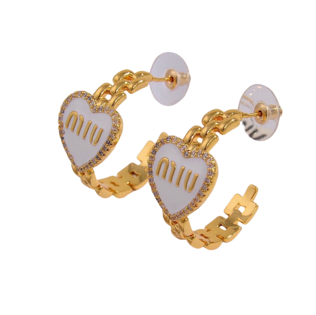 MME005 Miumiu hoop earring - ccjewelryacc