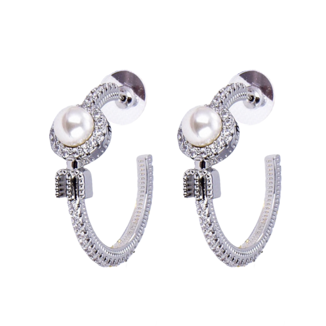 MME041 Miu miu hoop earrings - ccjewelryacc