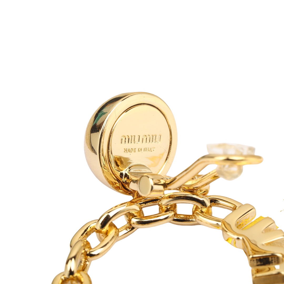 MME024 Miu miu clip on earrings - ccjewelryacc