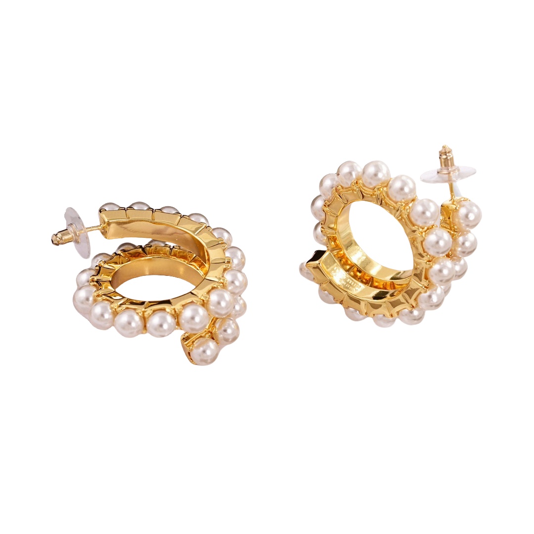 MME023 Miu miu pearl earrings - ccjewelryacc