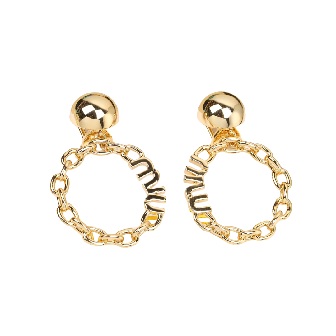 MME024 Miu miu clip on earrings - ccjewelryacc