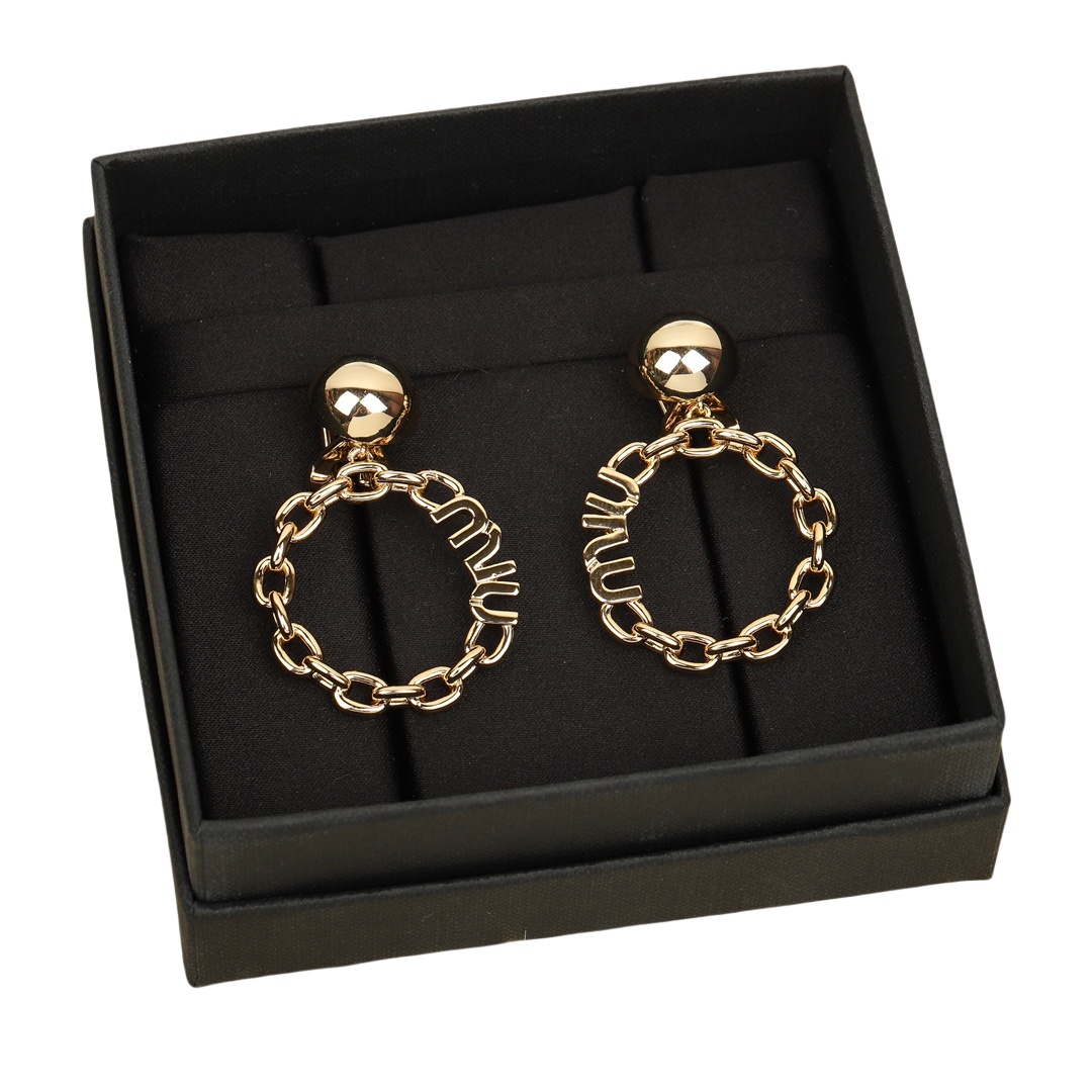 MME024 Miu miu clip on earrings - ccjewelryacc