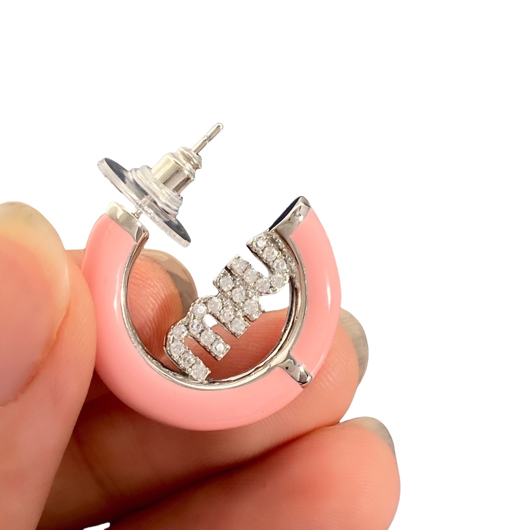 MME045 Miu miu hoop earrings - ccjewelryacc