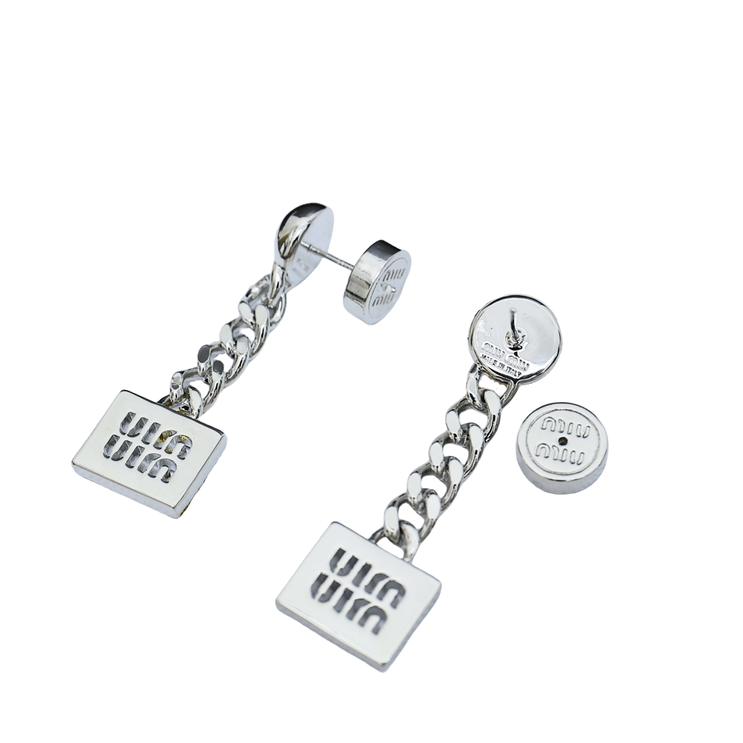 MME022 Miu miu drop earrings - ccjewelryacc