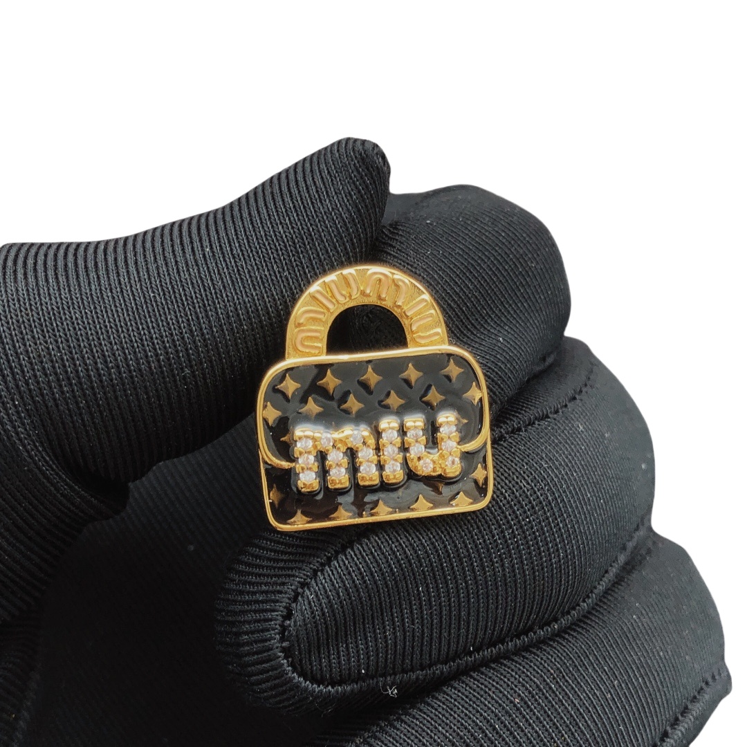 MME048 Miu miu bag earrings - ccjewelryacc