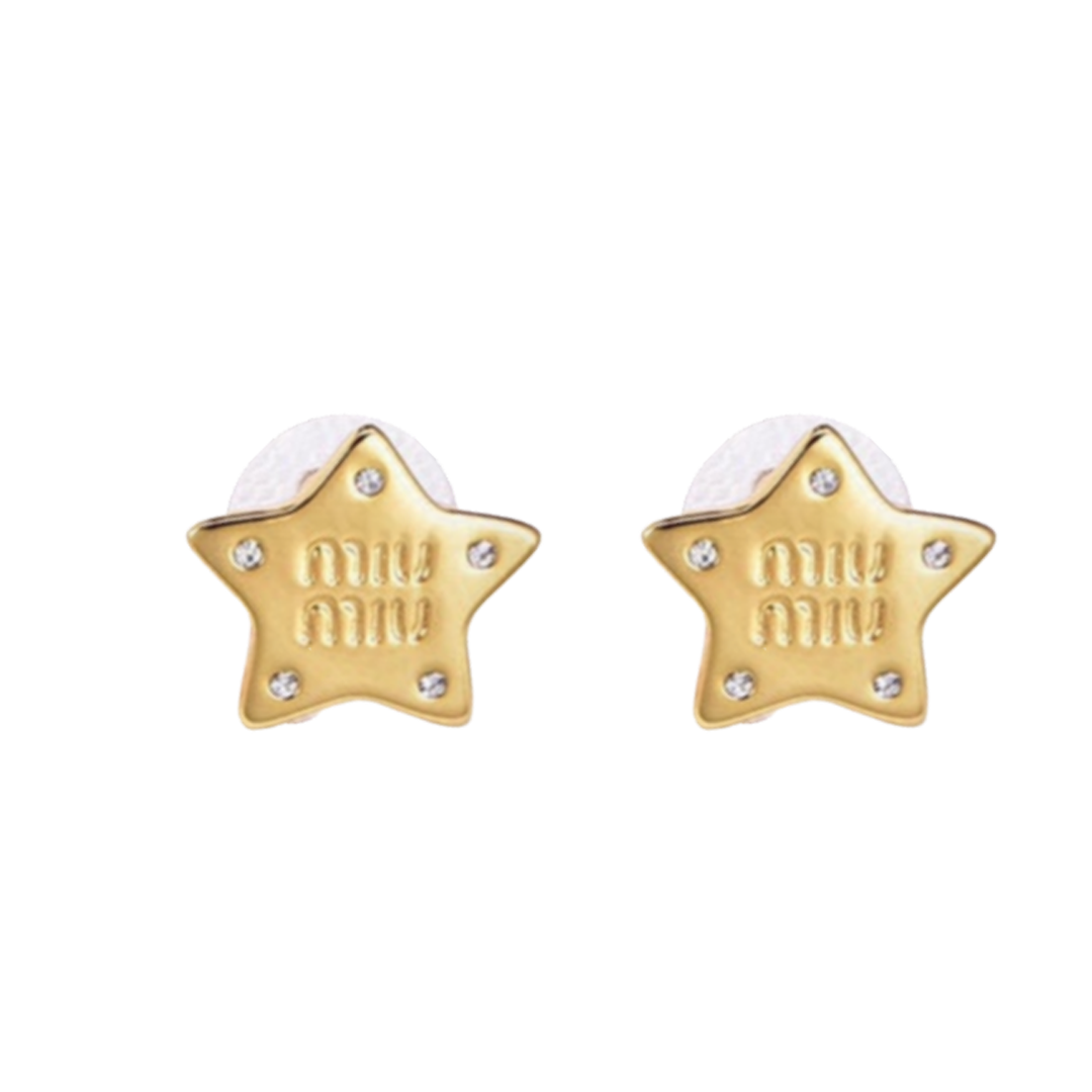 MME046 Miu miu star earrings - ccjewelryacc