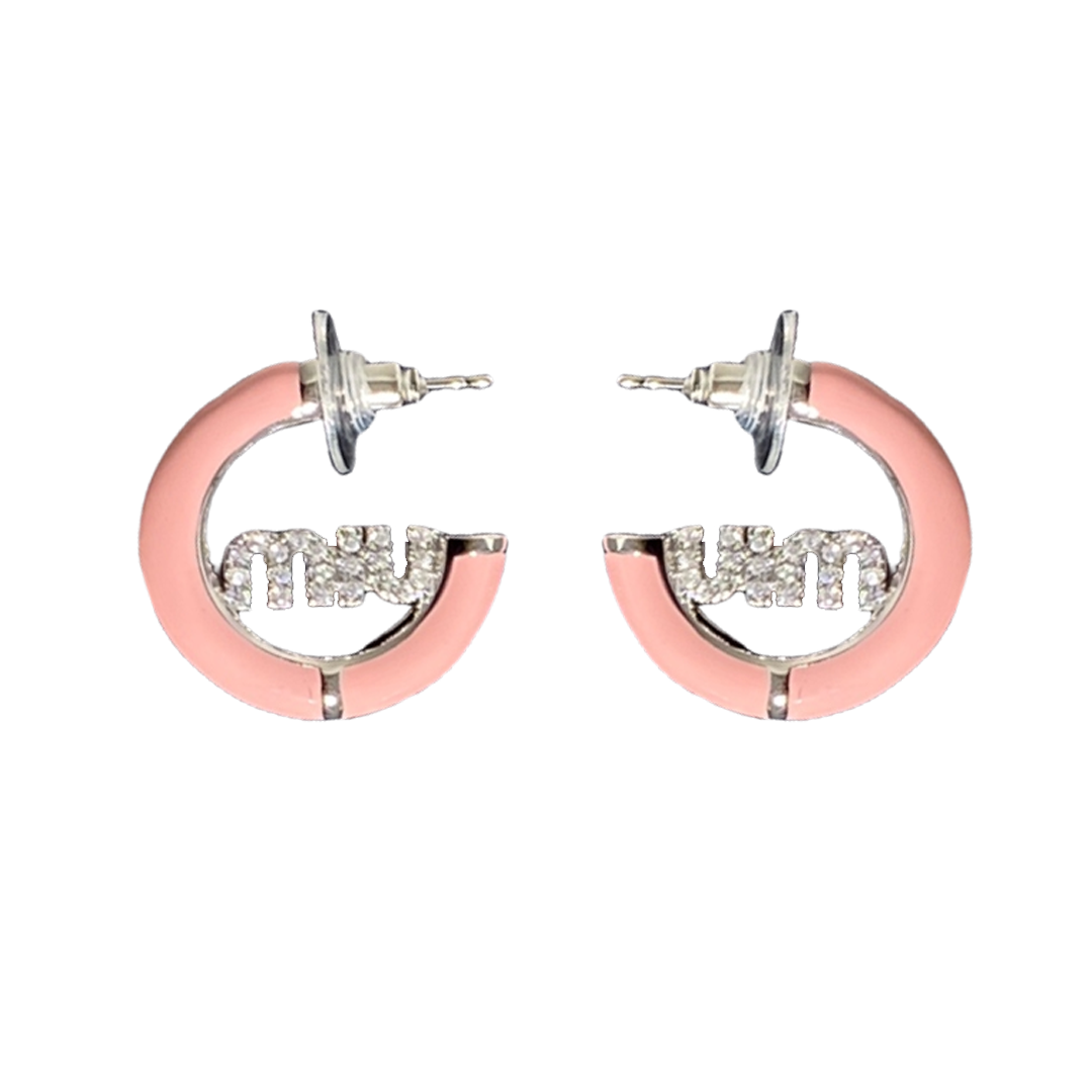 MME045 Miu miu hoop earrings - ccjewelryacc