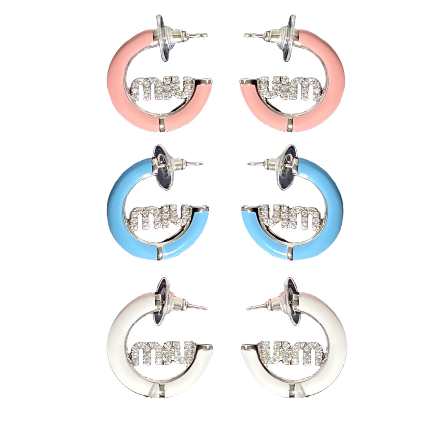 MME045 Miu miu hoop earrings - ccjewelryacc