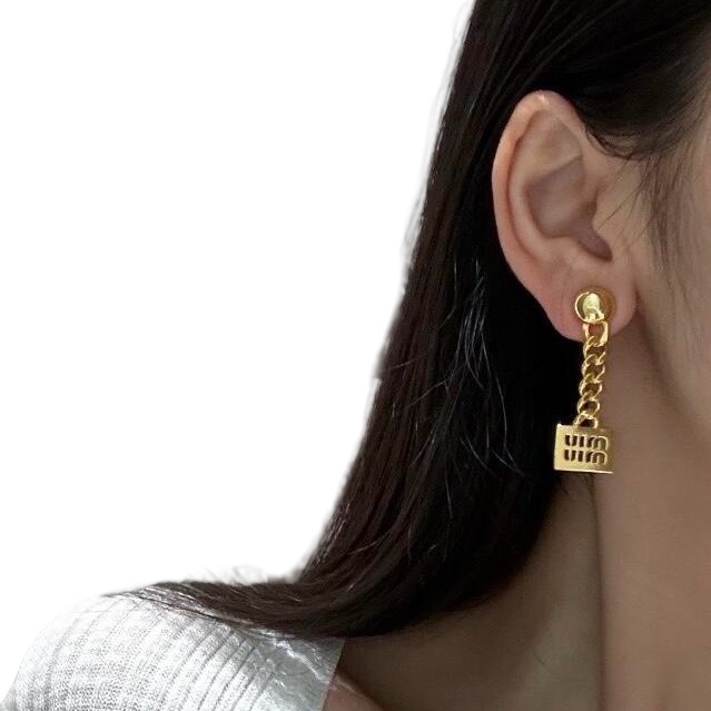 MME022 Miu miu drop earrings - ccjewelryacc