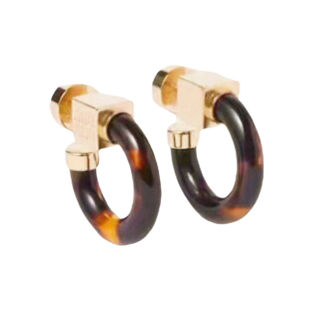 MME027 Miu miu resin hook earrings for women - ccjewelryacc