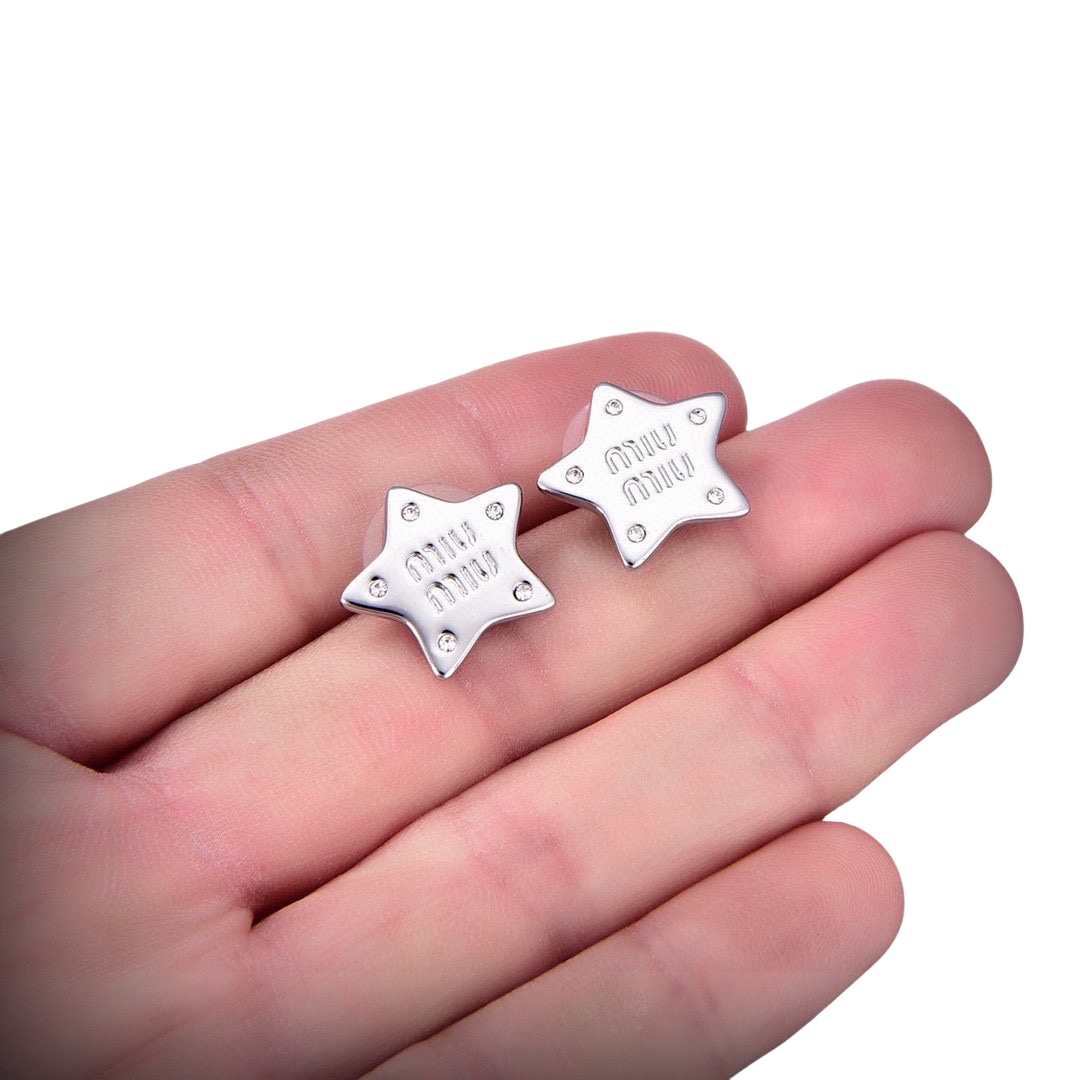 MME046 Miu miu star earrings - ccjewelryacc