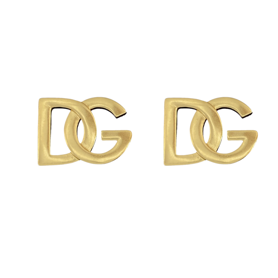 DGE003 Metal Gold DG earring - ccjewelryacc