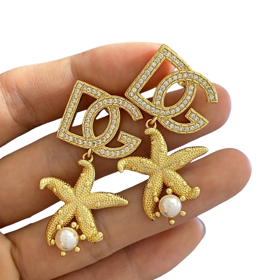 DGE007 Dolce and gabbana  starfish earring - ccjewelryacc