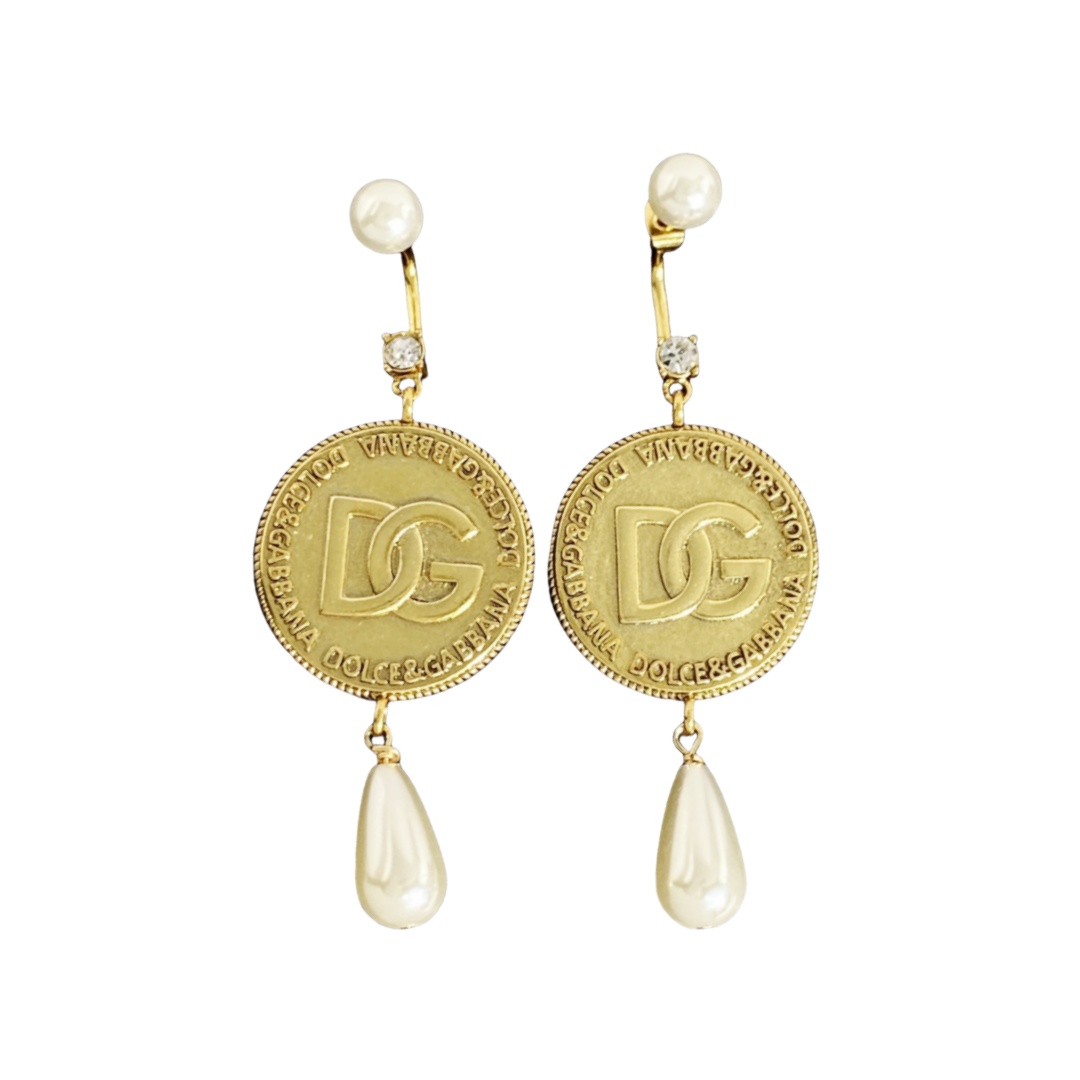 DGE005 Dolce and gabbana drop earrings - ccjewelryacc