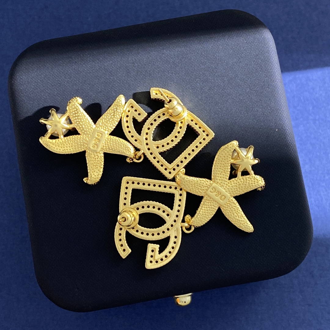 DGE007 Dolce and gabbana  starfish earring - ccjewelryacc