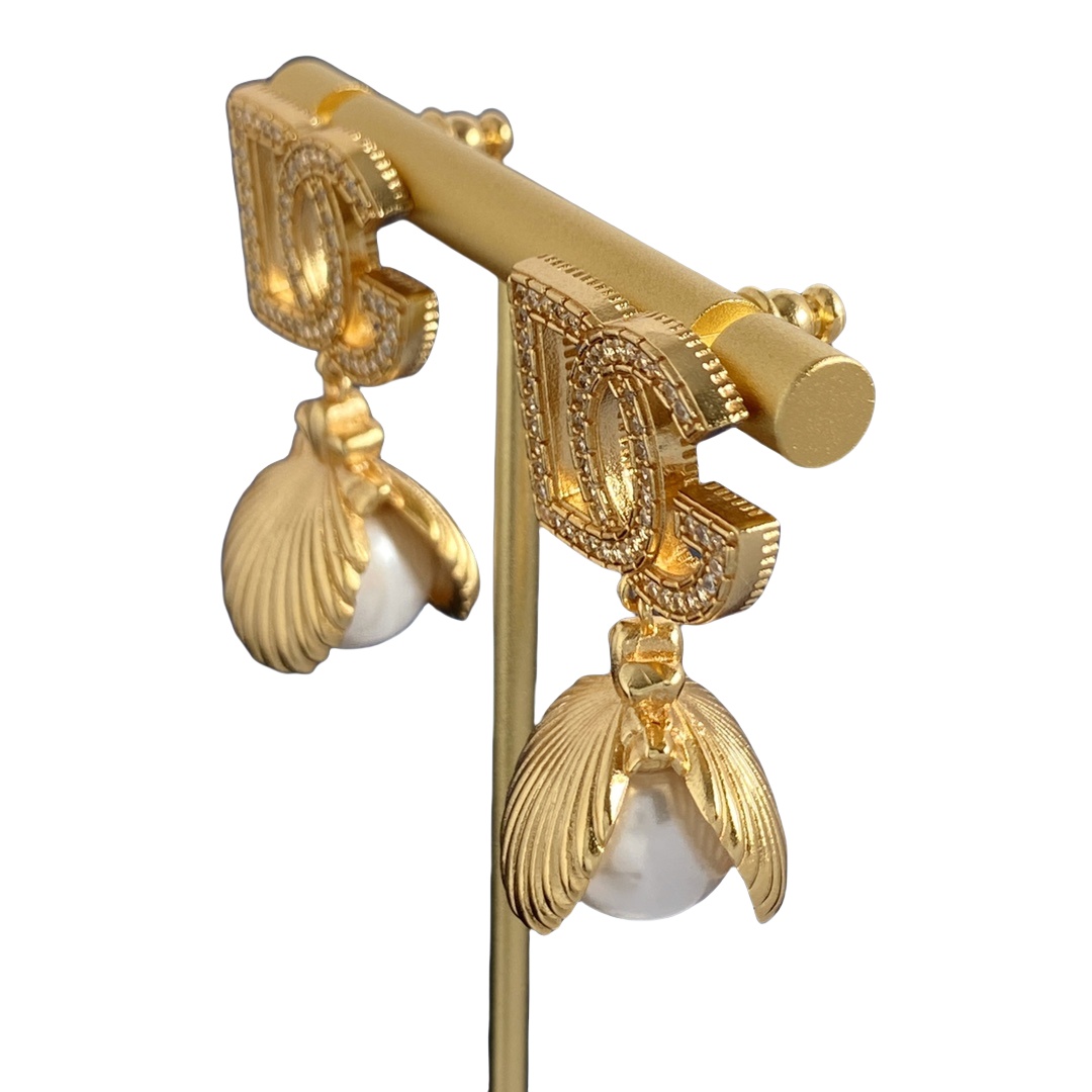 DGE019 DG seashell drop earring - ccjewelryacc