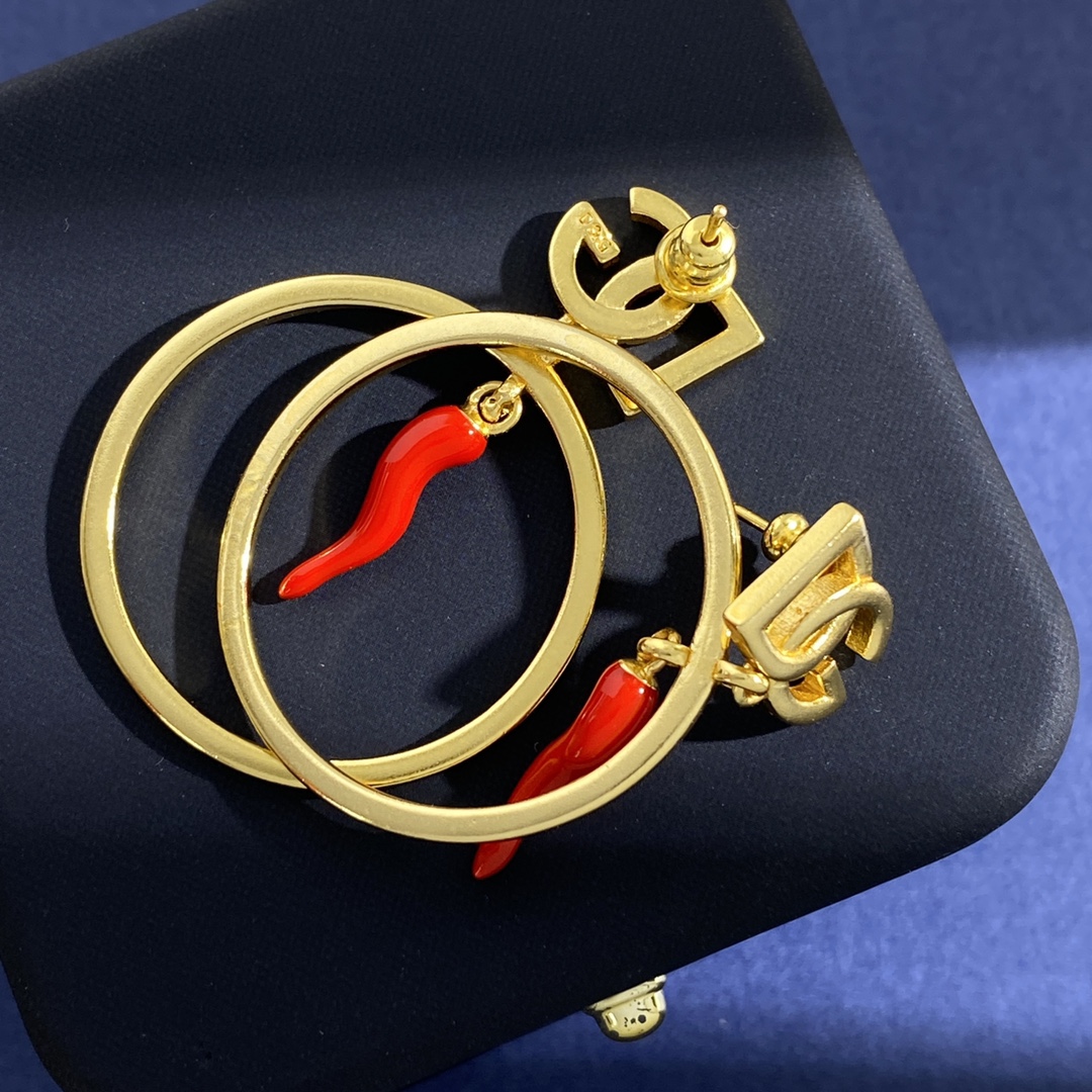 DGE011 DG chili Hoop earring - ccjewelryacc