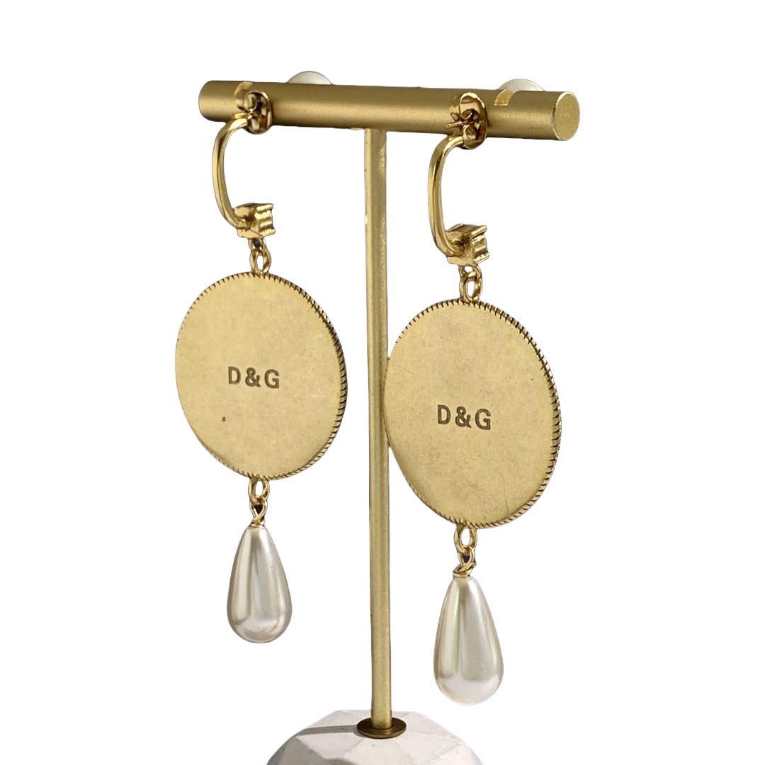 DGE005 Dolce and gabbana drop earrings - ccjewelryacc
