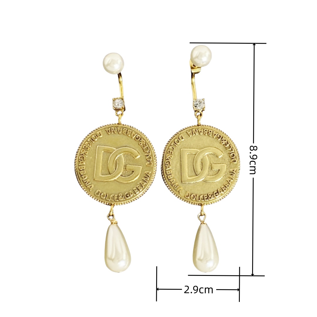 DGE005 Dolce and gabbana drop earrings - ccjewelryacc