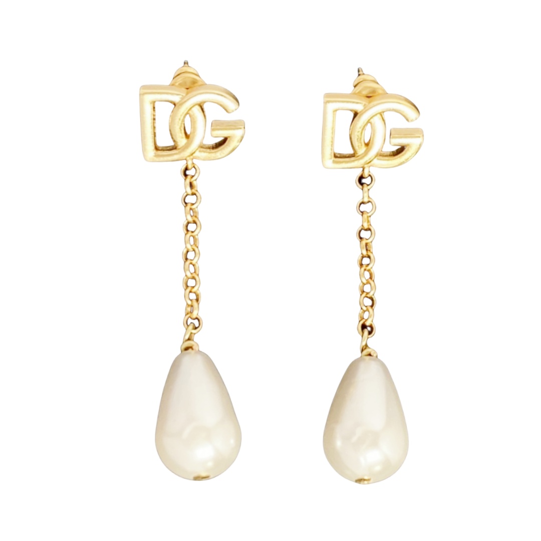 DGE018 Dolce and gabbana pearl Drop earrings - ccjewelryacc