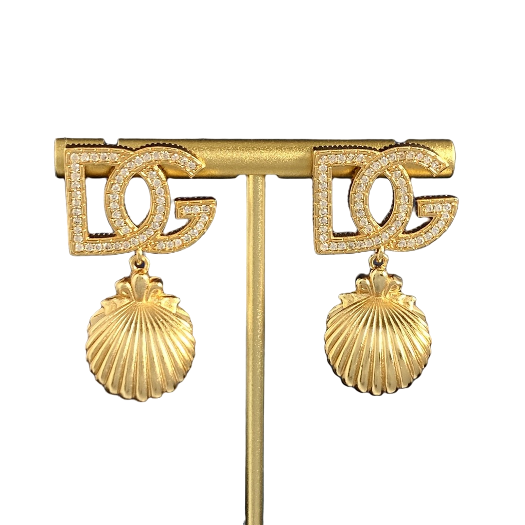 DGE019 DG seashell drop earring - ccjewelryacc