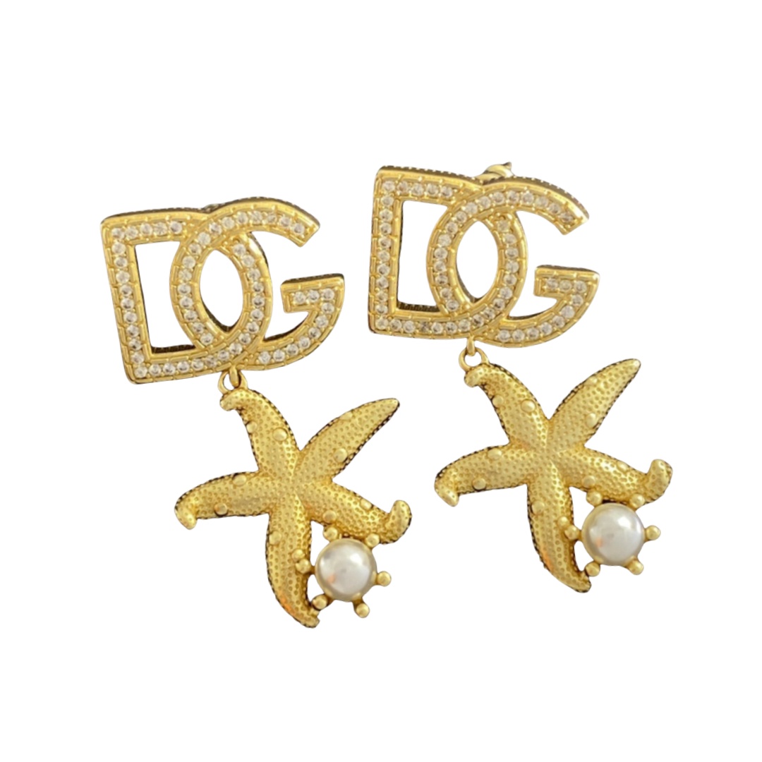 DGE007 Dolce and gabbana  starfish earring - ccjewelryacc