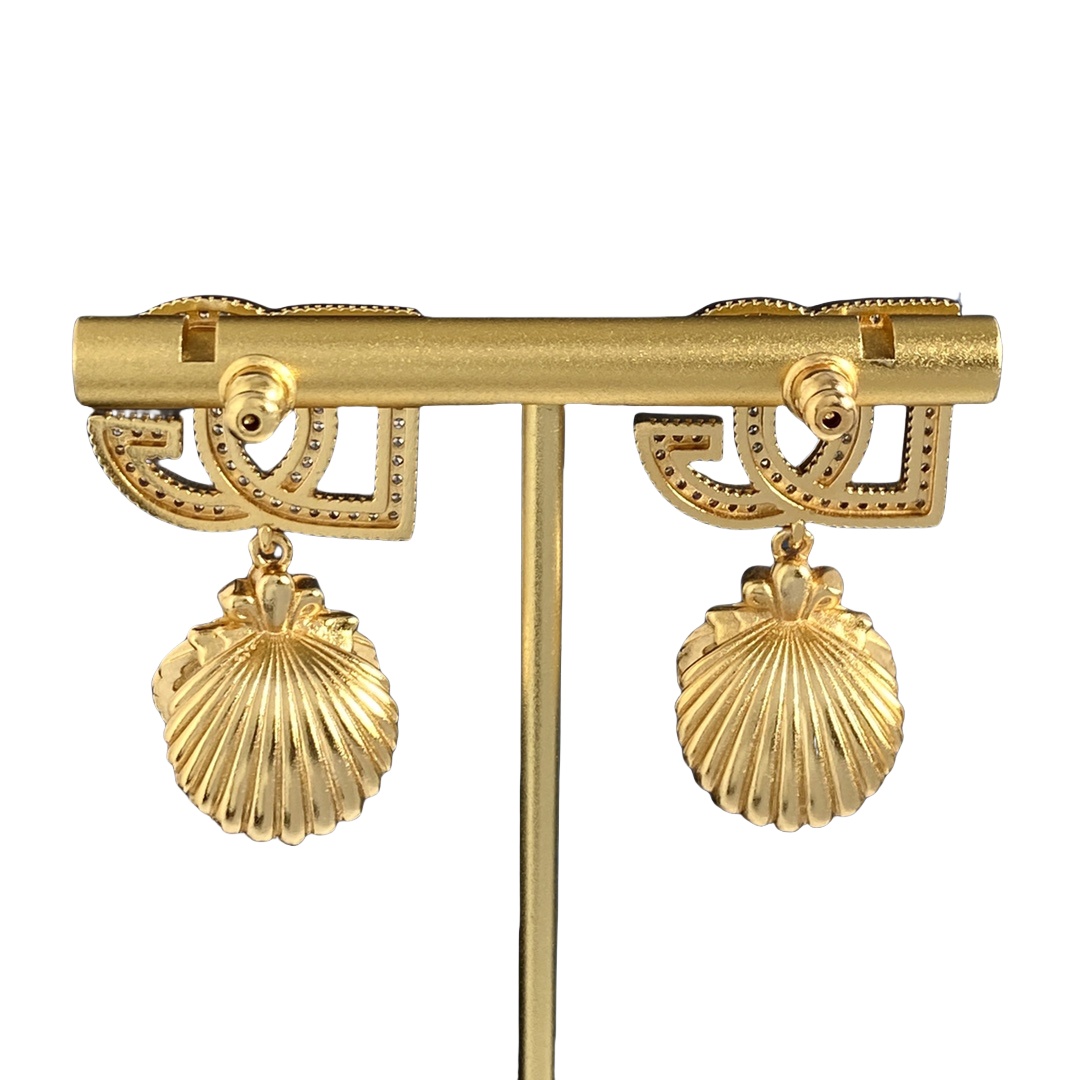 DGE019 DG seashell drop earring - ccjewelryacc